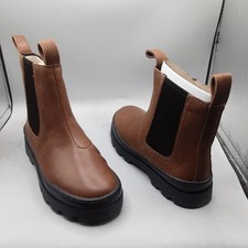 Camper Kids Brutus Chelsea Boots 13.5 Kids Brown Leather picture