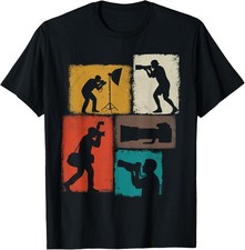 Vintage Photographer Collage Unisex T-Shirt for Men - Perfect Gift picture