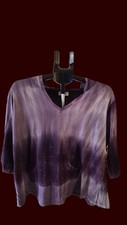 Fashion Bug purple ombre/tie dye hooded pullover picture