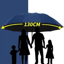 Super Large Folding Umbrella Men Women Windproof Sun Rain Protector Umbrellas picture