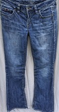 Silver Jeans Co. Lola Low Rise Bootcut Distressed Y2K Jeans picture