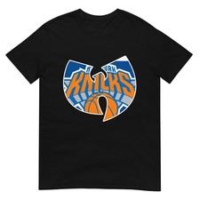 Wu-Tang New York Knicks Vintage Basketball T-Shirt Unisex Oversize Heavy Cotton picture