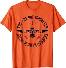 Orange Unity Day Every Child Native American Matters Eagle Unisex Cotton Tshirt picture