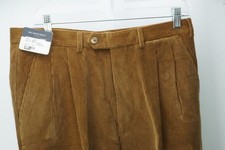Burberry London Honey Brown Cotton Corduroy Pants Trousers 48 EU Brand NEW picture