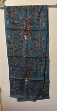 Vintage Ginnie Johansen Silk Floral Scarf picture