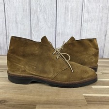 Solovair Mens Size UK 9 US 10 Brown Suede Chukka Ankle Boots Made In England  picture