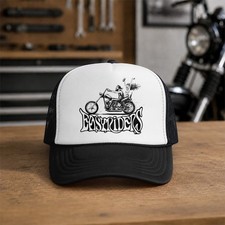 Motorcycle Cap Easy Riders & Fans – Vintage Trucker Hat picture