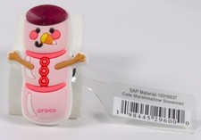 Official Crocs Jibbitz Cute Marshmallow Snowman Charm Pin New Authentic picture