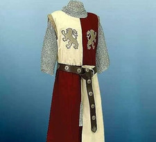 Medieval Tunic for Men LARP Cosplay Lion Heart Costume Renaissance LARP SCA picture