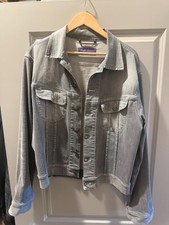 POLO RALPH PURPLE LABEL LAUREN NEW JEAN JACKET STONE L picture