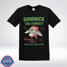 Dominick The Donkey Chingedy Ching Hee Haw Christmas T-Shirt picture