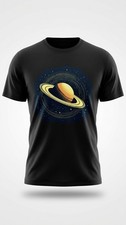Saturn Planet Cosmic - Unisex Short Sleeve T-Shirt picture