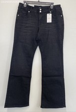 Forever 21 Black Low Rise Bootcut - Size 31 picture