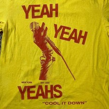 Hot The Yeah Yeah Yeahs Band Cool It Down Yellow S to 5XL Shirt CK192 picture