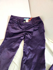 Marciano Guess Purple Satin Disco  Pants   Size 0 picture