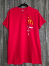 NEW Travis Scott Cactus Jack Crew McDonald's T-Shirt Medium Unisex picture