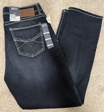 *NEW* BKE Jake Straight Regular Fit Mid Rise Superior Stretch 33x30 picture