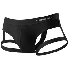 Jock Straps For Men Thong Underwear Male Sexy Ice Silk Lingerie picture