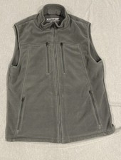 SCOTTeVEST Fireside Men's Full Zip Travel Expedition Multi-Pocket VEST Gray SZ L picture