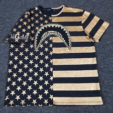 American Flag Shirt Mens 3X Black Stars Stripes Hudson Outerwear We Get Money picture