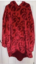 Chik Fil A Wearable Hooded Blanket Snuggie One Size Red picture