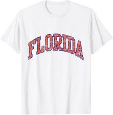 Florida Vintage Retro Sport Style Men Girl Women Kids Adult T-Shirt picture