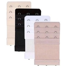 4Pcs Adjustable Bra Extender 3 Hooks with Elastic Underwear Strap Extension picture