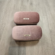 Miu Miu Pink Velvet Hard Sunglasses Eyeglasses Case Designer Luxury picture