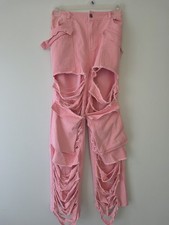 Rehab Lab Med  distressed jeans pink NWT picture
