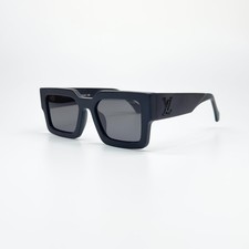 Louis Vuitton LV Z3154W Matte Black Frame Black Lens Sunglasses New w/ Box picture