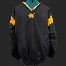 Augusta Sportswear Rio Hondo Bobcats Pullover Windbreaker Black Jacket Men - L picture