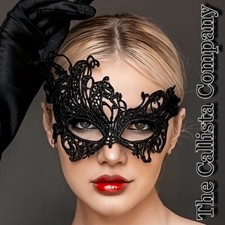 27K+ Sold | MASQUERADE MASK SEXY BLACK EMBROIDERED LACE FOR WOMEN (OS) 📌 picture
