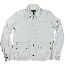 Lauren Ralph Lauren White Multi-Pocket Utility Jacket picture