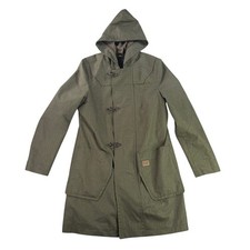 Diablo III Wanderer Coat Mens Small Olive Green Hooded Duffle Jacket Musterbrand picture