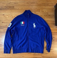 Polo By Ralph Lauren Big Pony Jacket #3 Italy Blue Men's XL picture