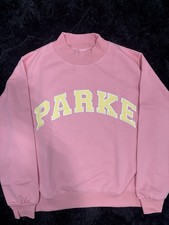 Parke Women’s Varsity Mockneck Sweatshirt Conch + Peel in S/M picture