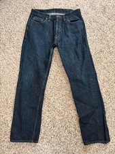 3sixteen CS-100xk Classic Straight Men’s Jeans, Rinsed Indigo Kibata, 33 (33x30) picture