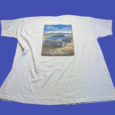 Chevy Silverado T Shirt XL White Our Country Our Truck Double Sided Graphic Y2K picture