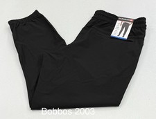 Quiksilver Men's Moisture Wicking Regular Fit Zippered Pocket Jogger, Black, L picture