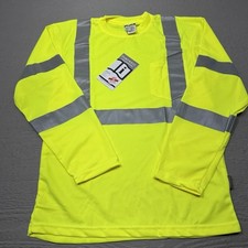 NEW Portwest Reflective Shirt Mens Small Long S191 36-38 Chest High Visibility picture