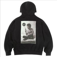 Supreme x Larry Clark Zip Up Hooded Sweatshirt Black Size XL XLarge IN HAND New picture