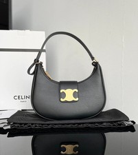Celine Ava Triomphe Shoulder Bag Leather New w / box picture