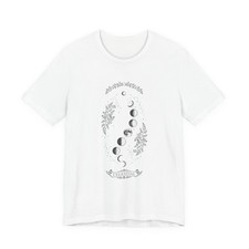 Celestial Moon Phases T-Shirt Witchy Mystical Graphic Tee Vintage Stars picture