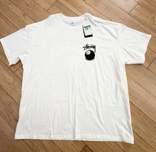Nike x Stussy 8 Ball T-Shirt White Men’s XL DQ9322-100 New With Tags NWT picture