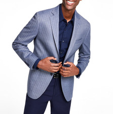 Michael Kors Men's Classic Fit Herringbone Woven Sport Coat MSRP $295 picture