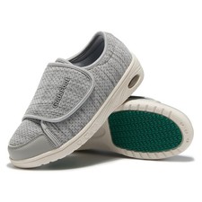 GudaFoot Women's Diabetic Shoes Swollen Feet Wide Width Edema Elderly Grey picture