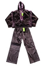 Vintage 1998 MTV Grind Sports Track Suit Large Brown Purple NWT 90s Hip Hop Rap picture