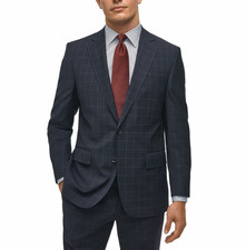 B By Brooks Brothers Classic-Fit Wool Blend Suit Separates Jacket MSRP $450 picture