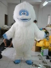 Christmas Yeti Abominable Snowman Mascot Costume Suits Cosplay Dress Party Wear picture