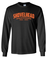 SHOVELHEAD Orange Years LONG SLEEVE T-shirt - Harley Davidson Biker Motorcycle picture